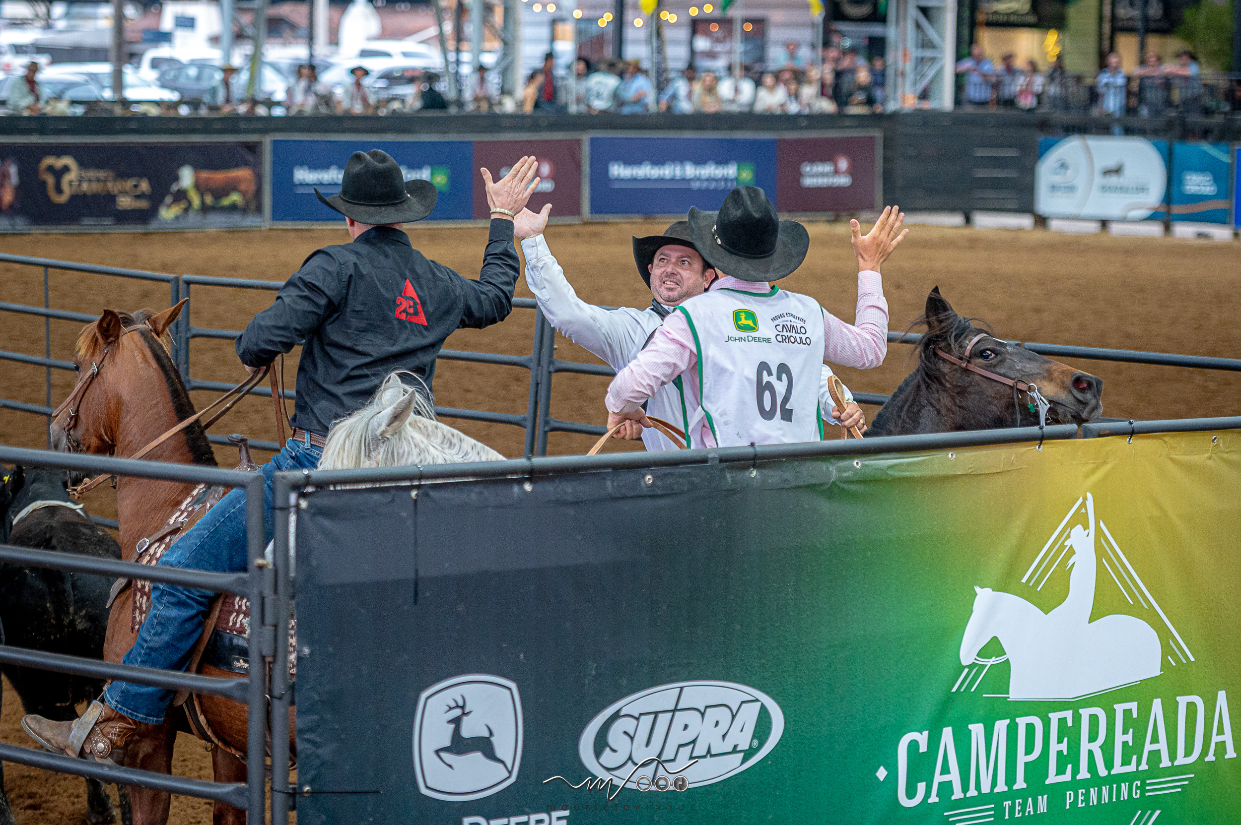Trio paulista conquista a Final Nacional da Campereada-Team Penning 2026